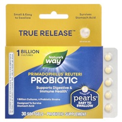 Nature's Way Пробиотик Primadophilus Reuteri, 30 мягких таблеток