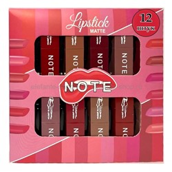 Набор матовых помад NOTE Matte Lipstick 12 штук 60438 (125)