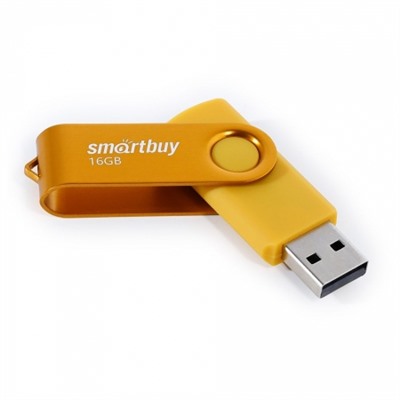 16Gb Smartbuy Twist Yellow USB2.0 (SB016GB2TWY)