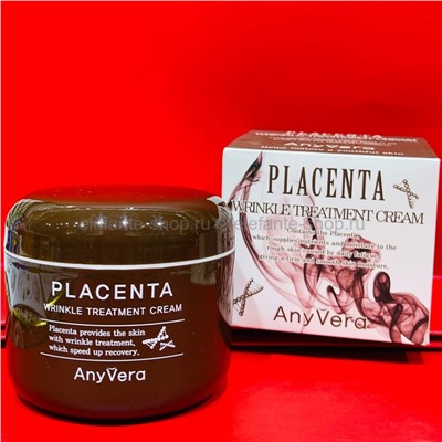 Антивозрастной крем для лица ANYVERA Placenta Wrinkle Treatment Cream 100ml (125)