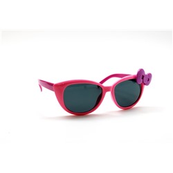Детские солнцезащитные очки розовый сиреневый бант