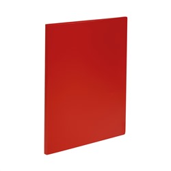 Папка с 60 вкладышами СТАММ А4, 21мм, 600мкм, пластик, красная ММ-32211