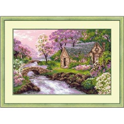 Набор для вышивания Риолис 1098 Весенний пейзаж, 38*26 см