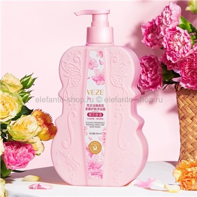 Гель для душа VEZE Sakura Elegant Fragrance Radiance 500ml