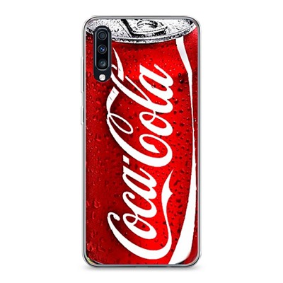 Силиконовый чехол Кока Кола на Samsung Galaxy A70