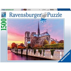 Ravensburger. Пазл карт. 1500 арт.16345 "Живописный Нотр-Дам"