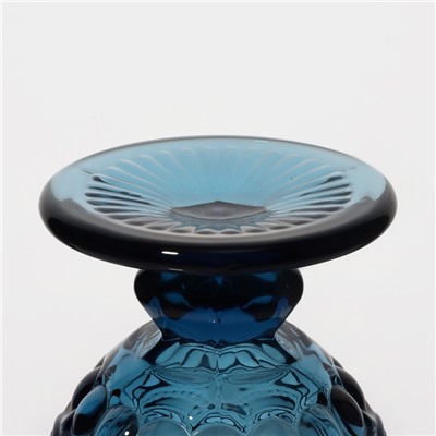 Кувшин стеклянный Magistro «Ла-Манш», 1,1 л, цвет синий