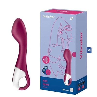 Satisfyer Вибромассажер для стимуляции точки G Hot Spot, красный