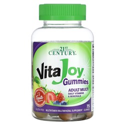 21st Century Vita Joy Gummies, Мульти для взрослых, фрукты, 75 жевательных конфет