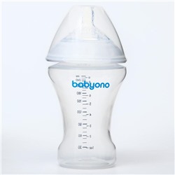 Бутылочка антиколиковая BabyOno, 260 мл, широкое горло.