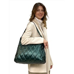 Женская сумка из водоотталкивающей ткани, цвет зеленый