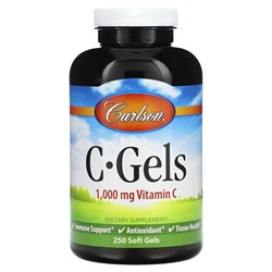 Carlson C-Gels, 1000 мг, 250 мягких таблеток