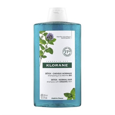 Klorane Detox Shampoo With Organic Mint