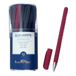 Ручка шариковая SlimWrite. ORIGINAL, стержень синий, узел 0.5 мм, МИКС