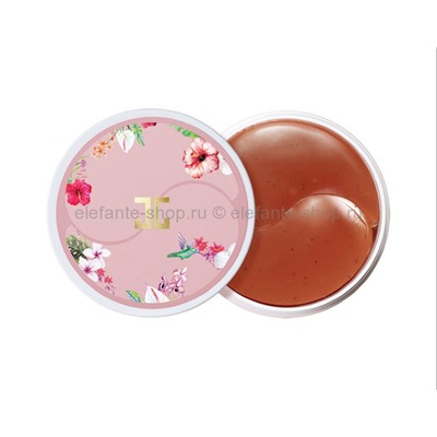 Гидрогелевые патчи с цветами гибискуса Jayjun Roselle Tea Eye Gel Patch 60 шт (51)