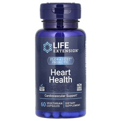 Life Extension Пробиотик для здоровья сердца FLORASSIST - 60 вегетарианских капсул - Life Extension