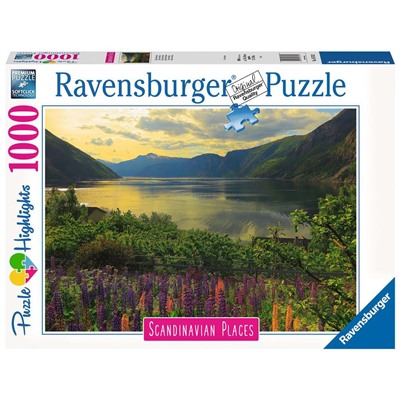 Ravensburger. Пазл карт. 1000 арт.16743 "Фьорд в Норвегии"