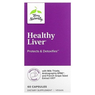 Terry Naturally Healthy Liver, 60 Capsules