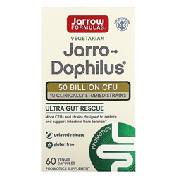 Jarrow Formulas Jarro-Dophilus, 50 миллиардов КОЕ, 60 растительных капсул