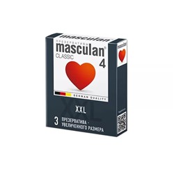 Masculan XXL Увеличенного размера и розового цвета, 3 шт