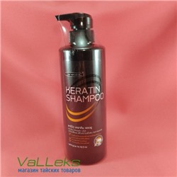 Восстанавливающий шампунь для волос с кератином Carebeau Keratin Shampoo, 400 мл
