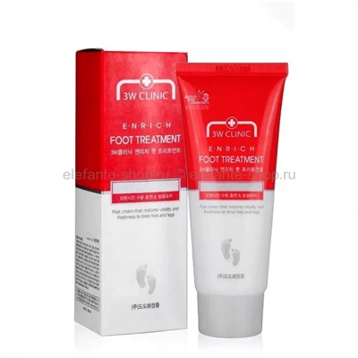 Крем для ног 3W Clinic Enrich Foot Treatment 100ml (51)