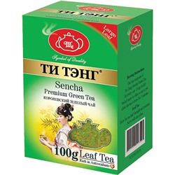 ТИ ТЭНГ. Сенча (зеленый) 100 гр. карт.пачка