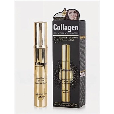 Антивозрастная сыворотка-роллер для век Collagen Anti-Aging Eye Serum 20гр