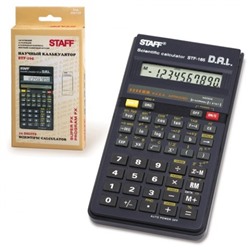 Калькулятор STAFF инженерный  STF-165, 10 разрядов, 143х78мм, 250122