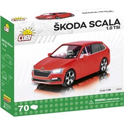 Cobi.Конструктор арт.24582 "Автомобиль Škoda Scala 1.0 TSI" 70 дет.