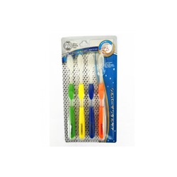 Silver Premium Toothbrush антибактериальные зубные щетки c наночастицами серебра (4 шт)