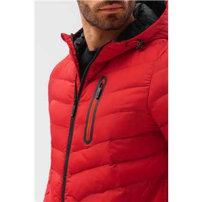 Куртка OMBRE JALP-0118-czerwona