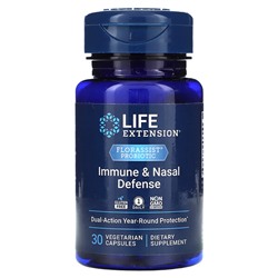 Life Extension FLORASSIST Иммунная и носовая защита, 30 вегетарианских капсул