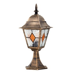 Светильник ландшафтный Arte Lamp Madrid A1541FN-1BN, E27, 75 Вт, 18х18х44 см, коричневый