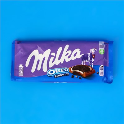 Шоколадная плитка Milka Oreo Sandwich, 92 г