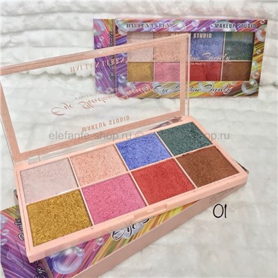 Палетка теней MAKE UP STUDIO Eye shadow family 8 Цветов #01 (125)