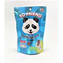 [YO FRIEND] Печенье шоколадное с баночкой крема МОЛОКО (10 г) в подарок Yo Friend, 25 г