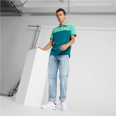 Essential+ Block Men's Polo