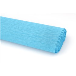 Гофрированная бумага (насыщено-голубой) 50см*2,5м , упак. 1шт