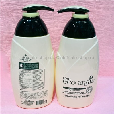 Шампунь для жирных волос ROSEE ECO ARGAN Hair Shampoo 500ml (125)