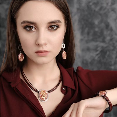 Серьги из муранского стекла SUNRISE LS3024