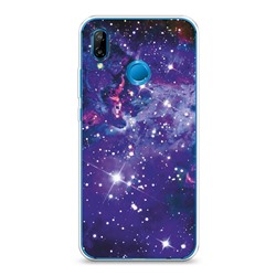 Силиконовый чехол Яркая галактика на Huawei P20 Lite