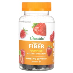Lifeable Жевательные конфеты с пребиотической клетчаткой, натуральные ягоды, 60 жевательных конфет