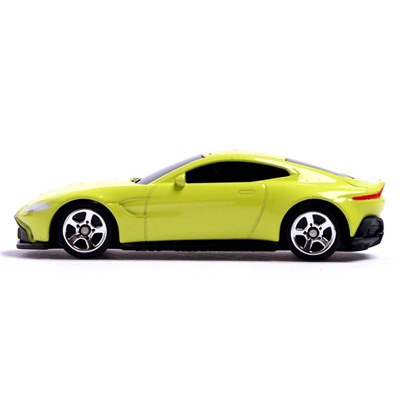 Машина металлическая ASTON MARTIN VANTAGE, 1:64, цвет зеленый