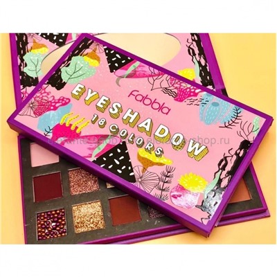 Тени для век Fabbla Eyeshadow, 18 цветов