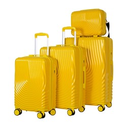 Набор из 3 чемоданов арт.77062 Желтый