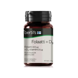 Бертилс Фолат + Витамин D 90 таблеток