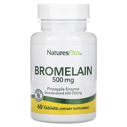 NaturesPlus Бромелаин - 500 мг - 60 таблеток - NaturesPlus
