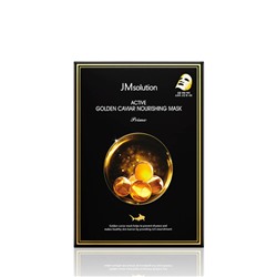 JMsolution Golden Caviar Mask Ультратонкая тканевая маска с золотом и икрой