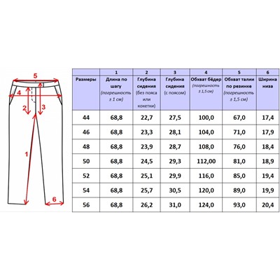 Женские брюки, артикул 897-505